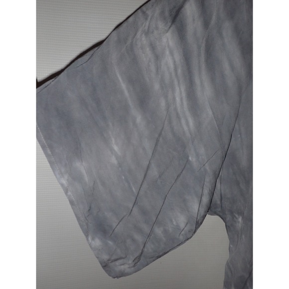 Surf Gypsy Twist Front Duster Swim Cover-Up Dress Grey Tie Dye Size S Boho - Picture 2 of 6